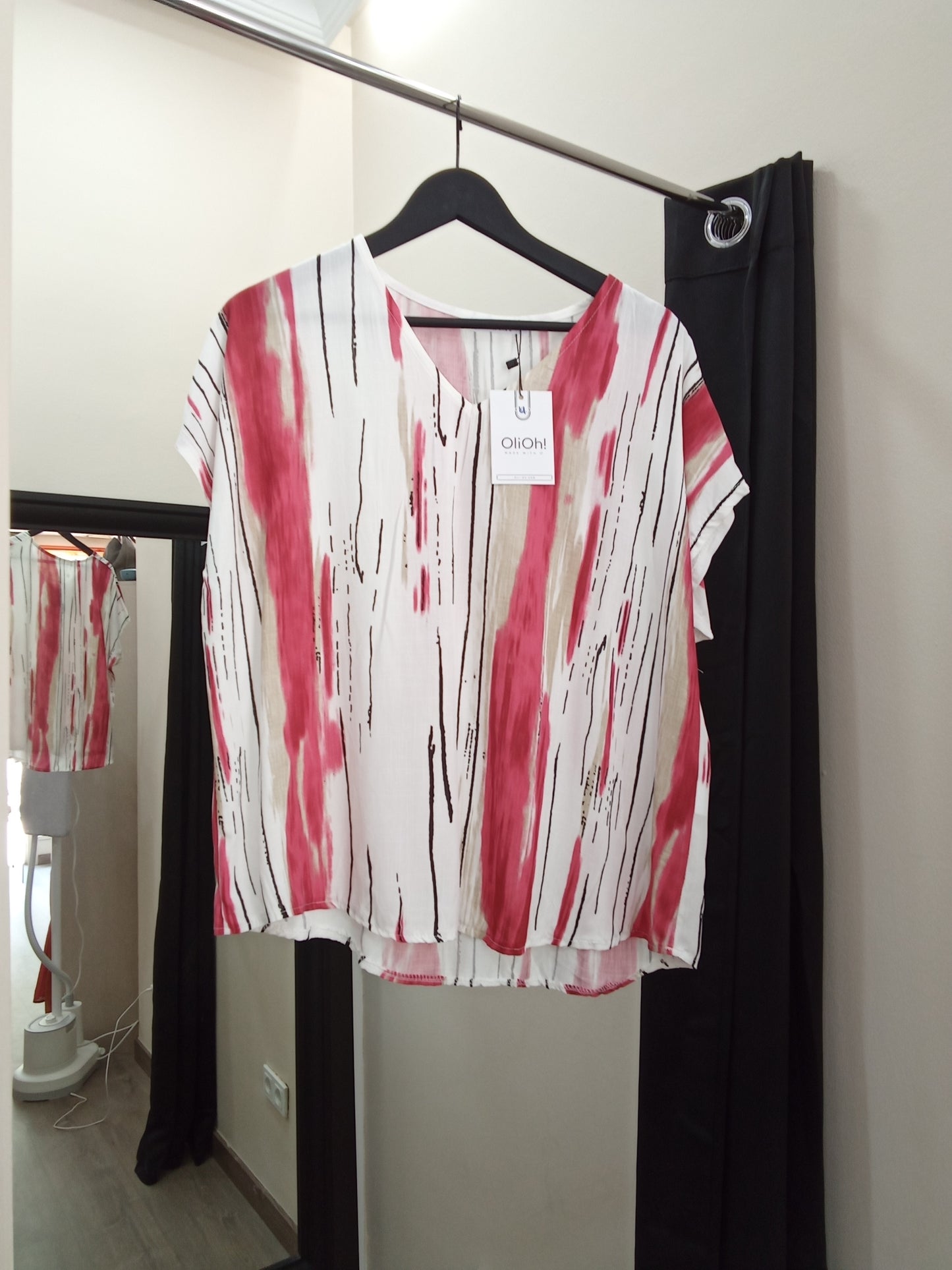 Blusa fantasía multicolor