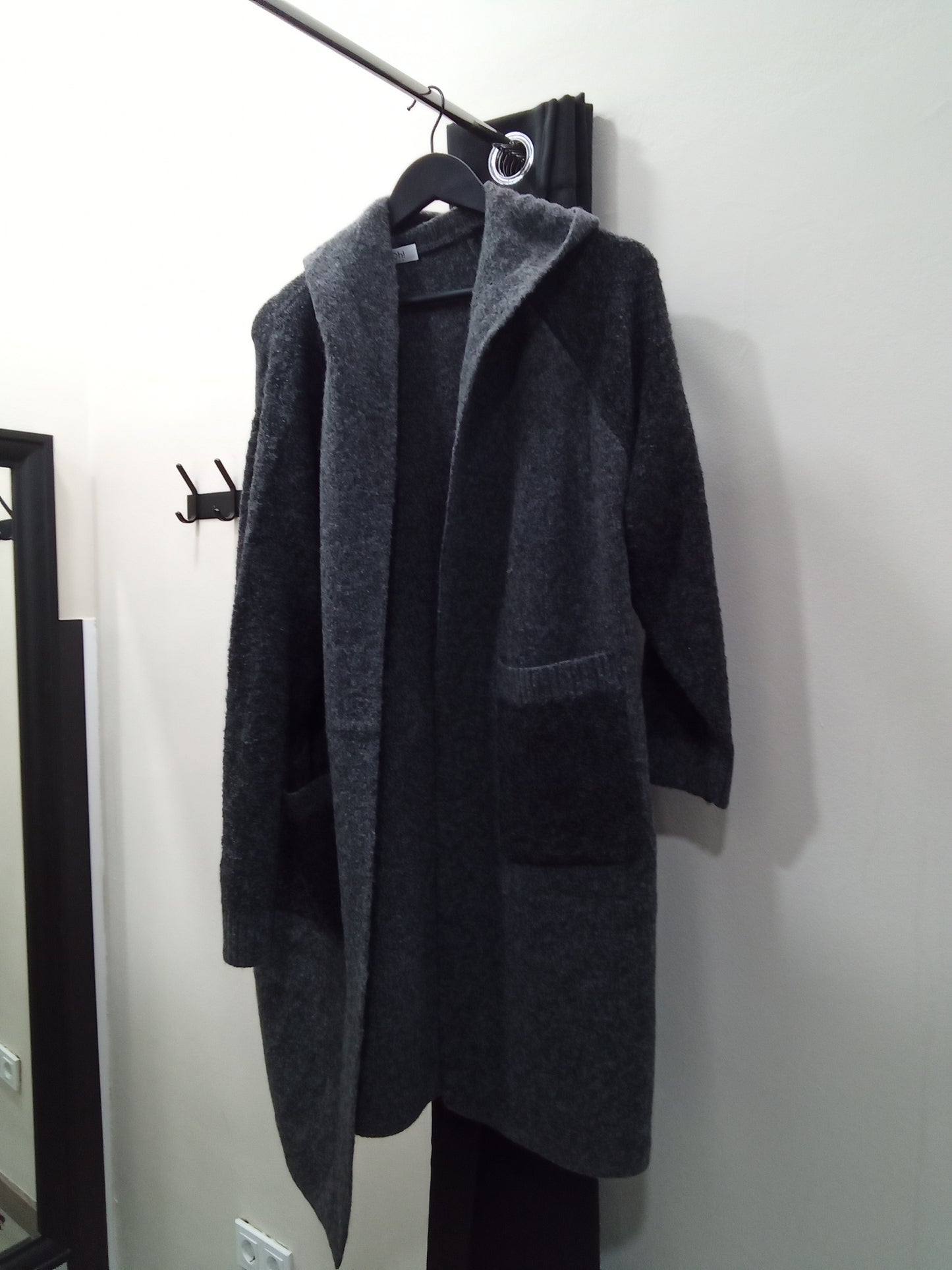 Chaqueta larga de punto