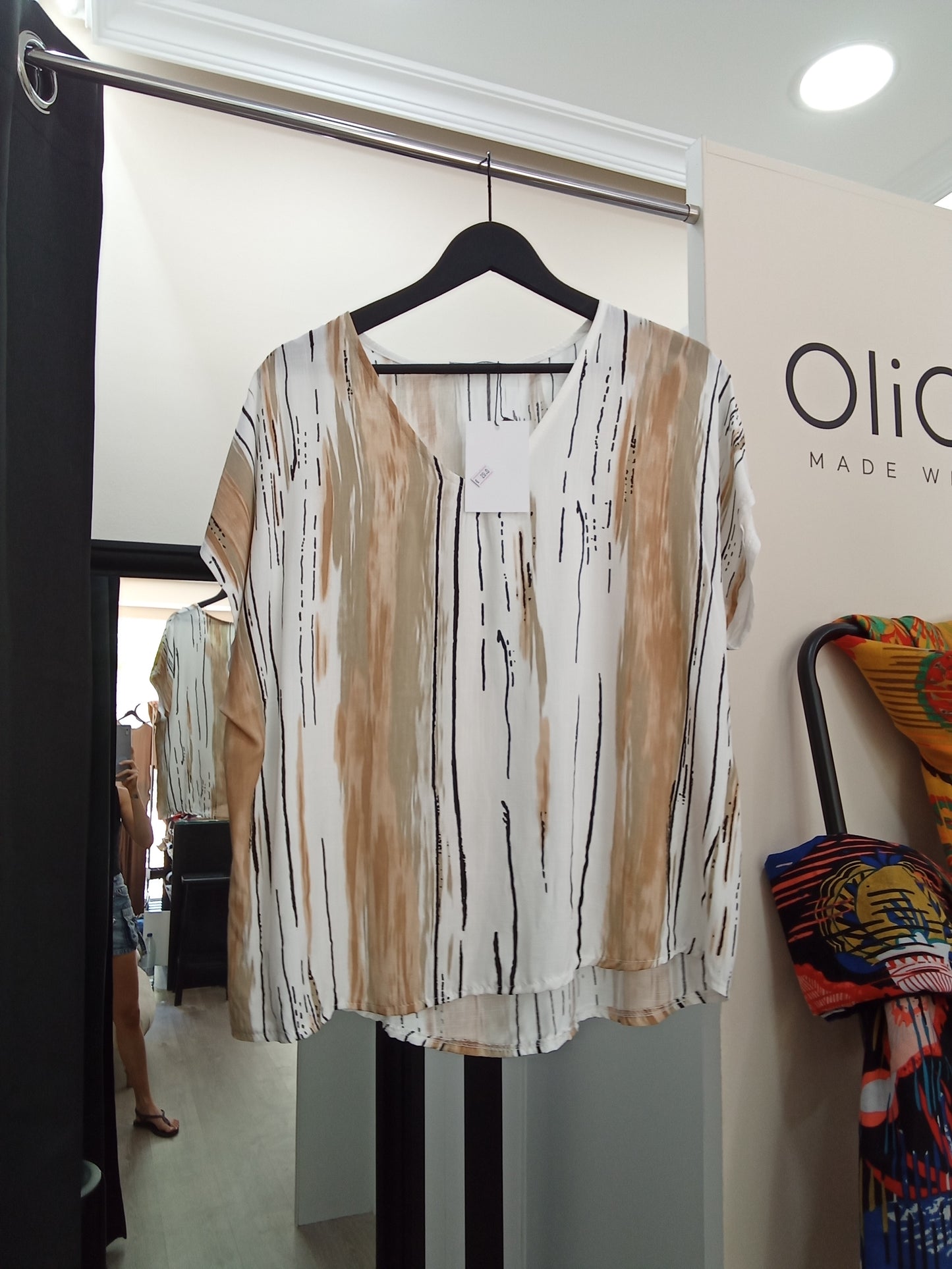 Blusa fantasía multicolor