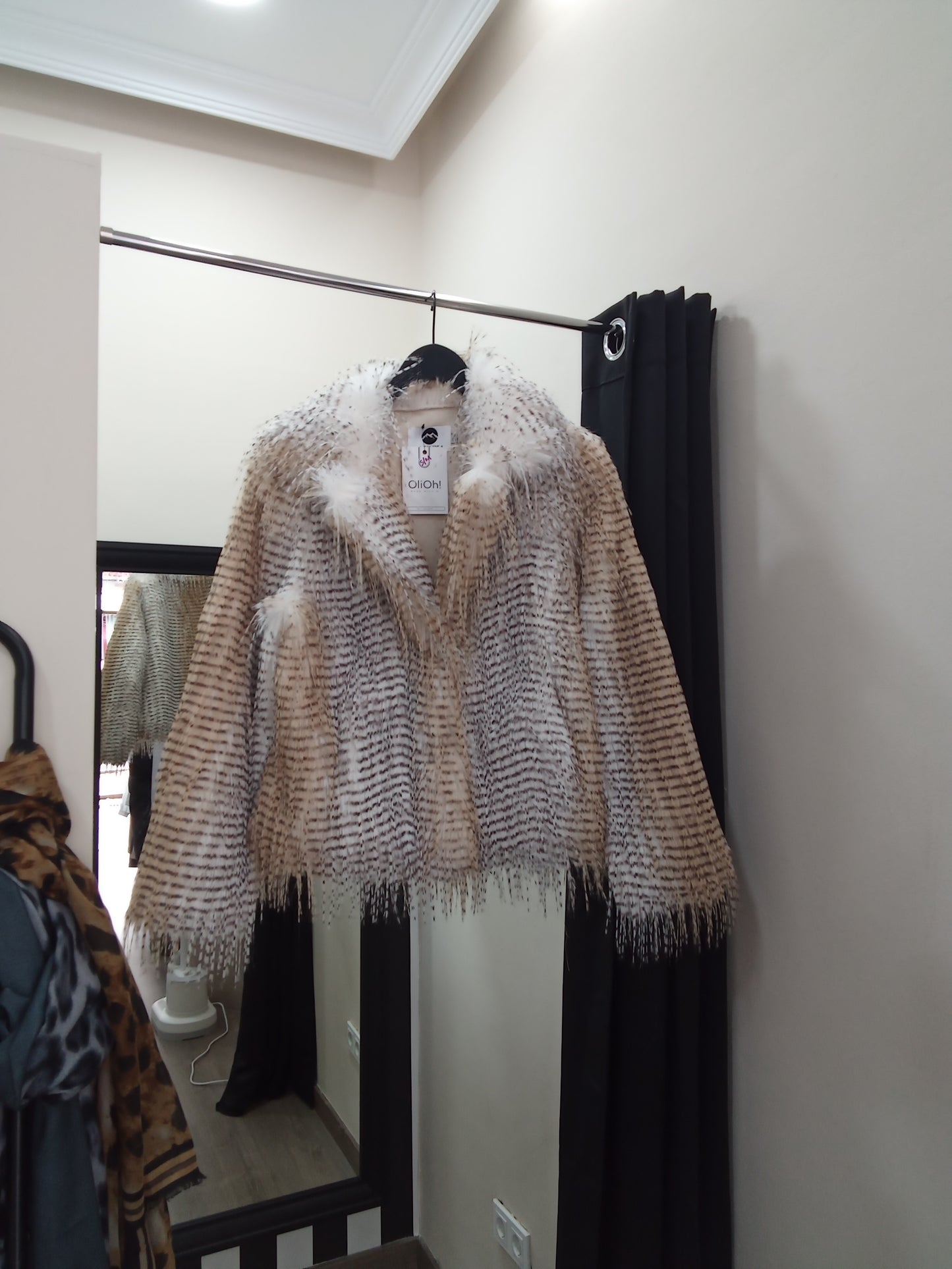 Chaqueta de Pelo camel