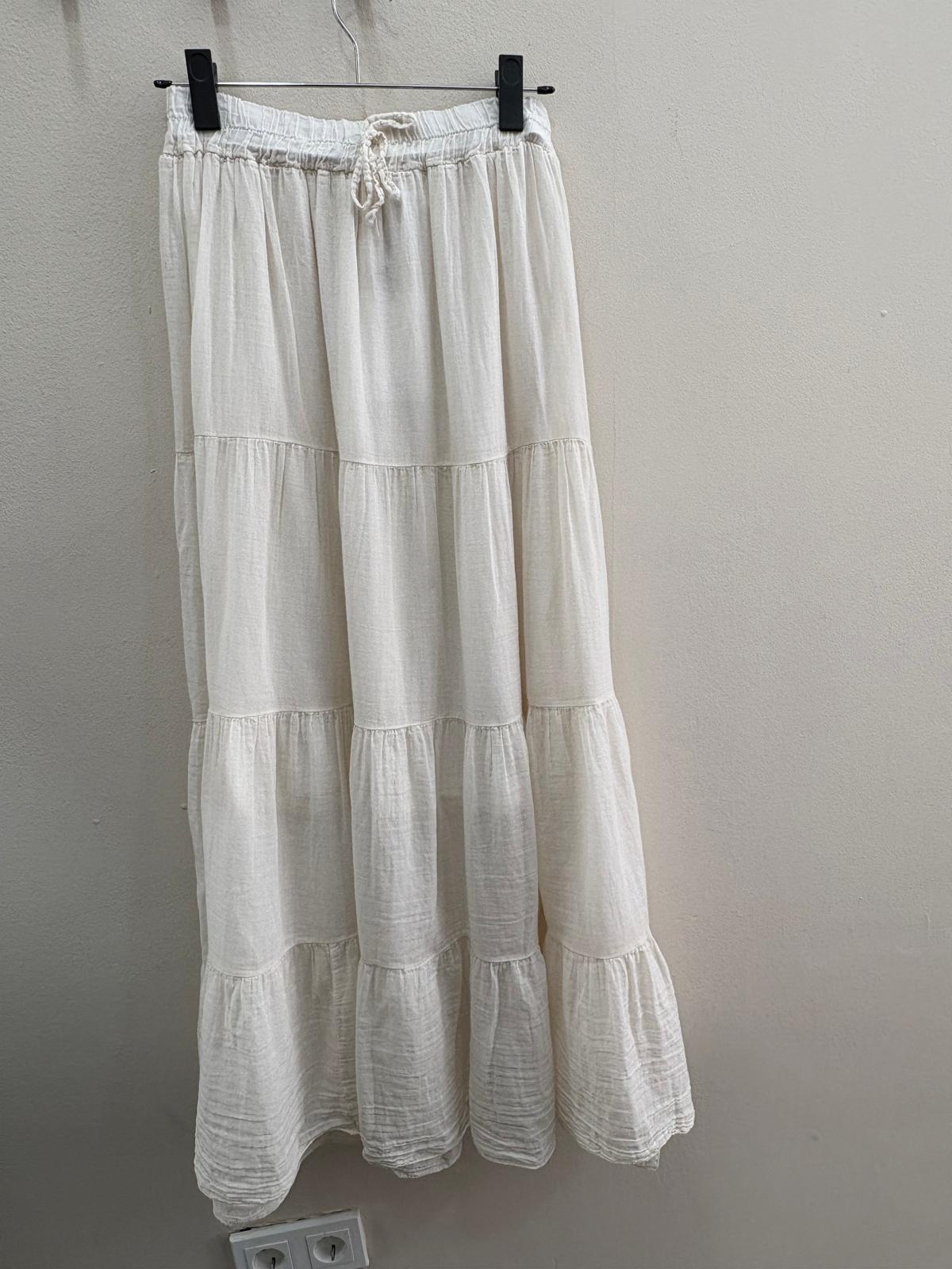 Falda boho lisa