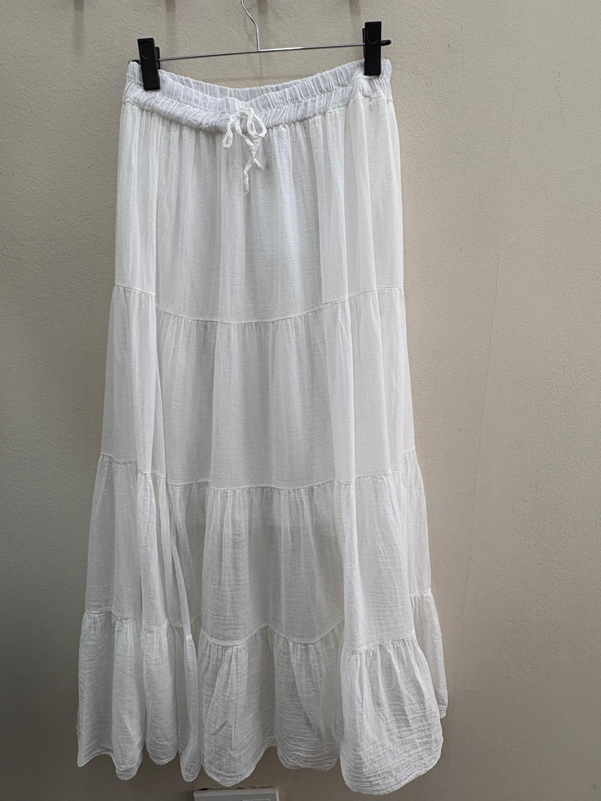 Falda boho lisa