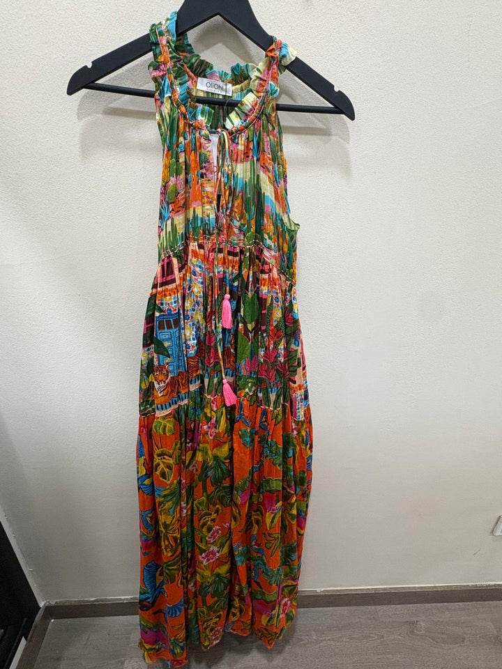 vestido guacamayas