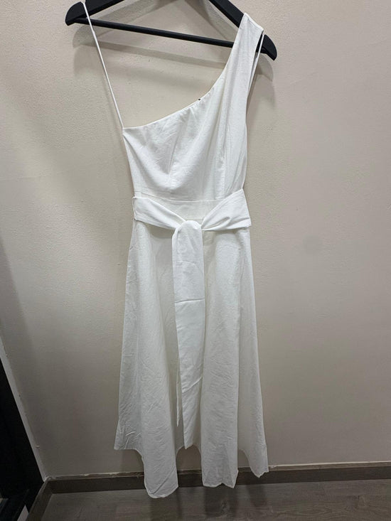 Vestido blanco de lino