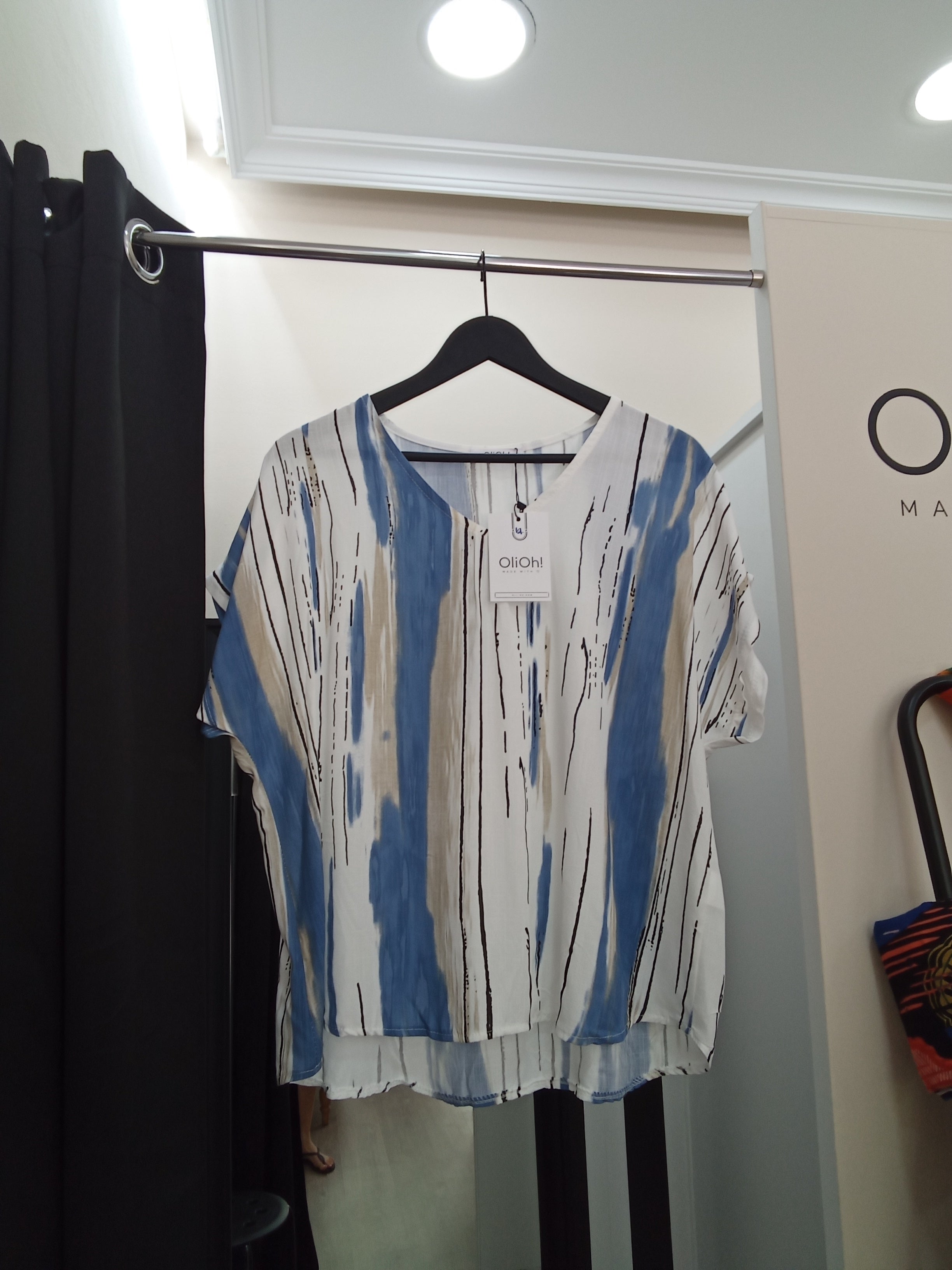 Blusa fantasía multicolor