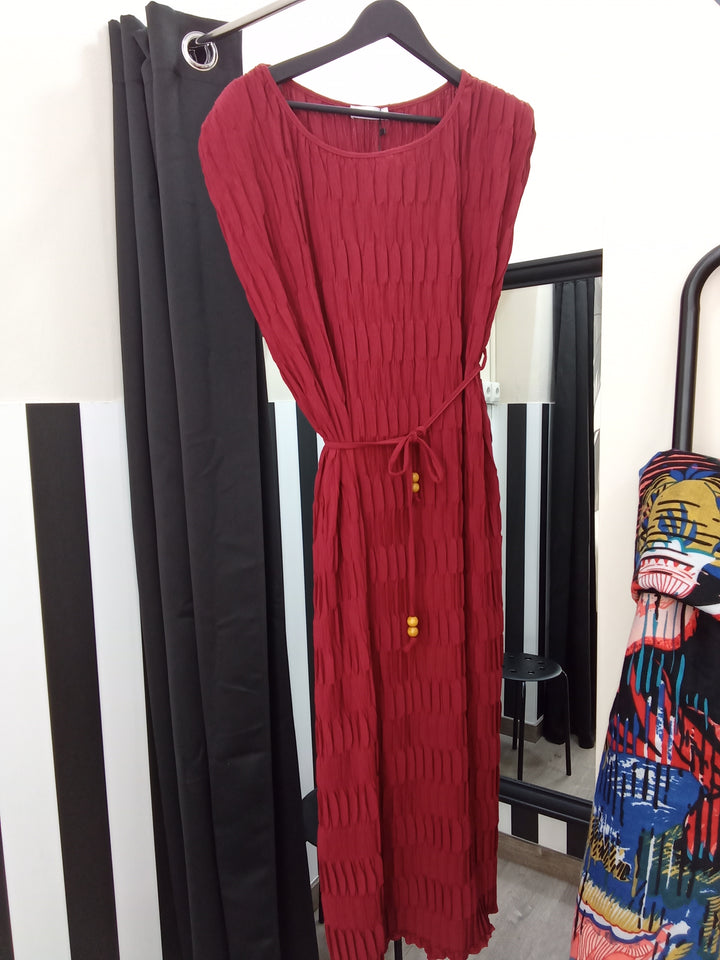 Vestido largo rojo